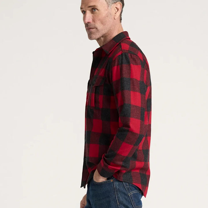 Scout Shirt | Red/Oxford Buffalo Check