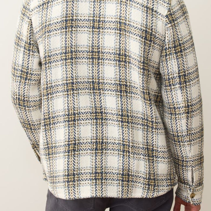 Max Twill Overshirt | Blue Plaid