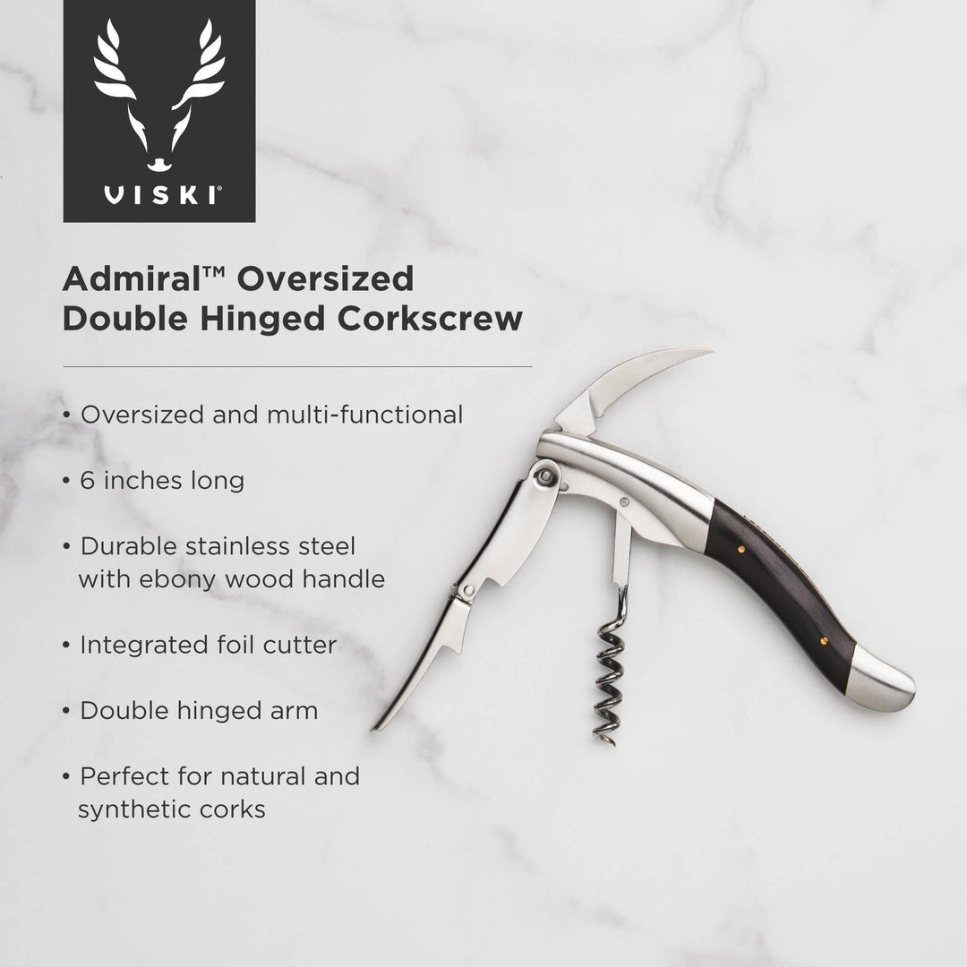 Admiral Wood Heavyweight Corkscrew