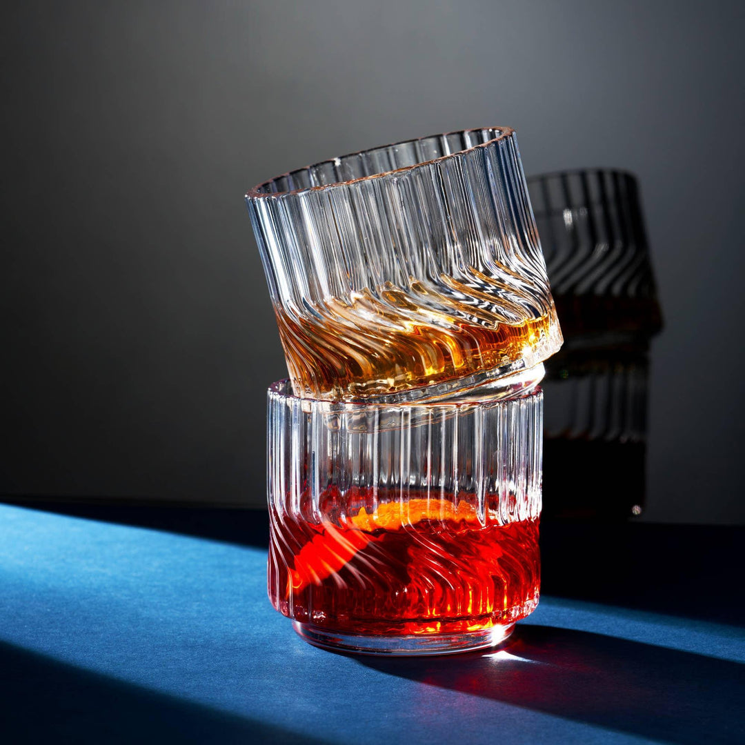 Zephyr Crystal Lowball Tumblers