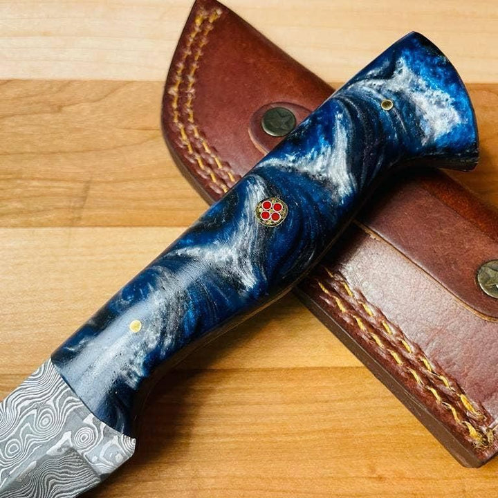 Damascus Utility Tanto blade