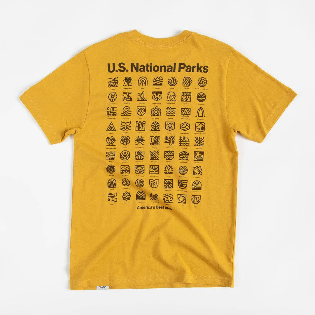 U.S. National Parks Unisex Pocket T-shirt