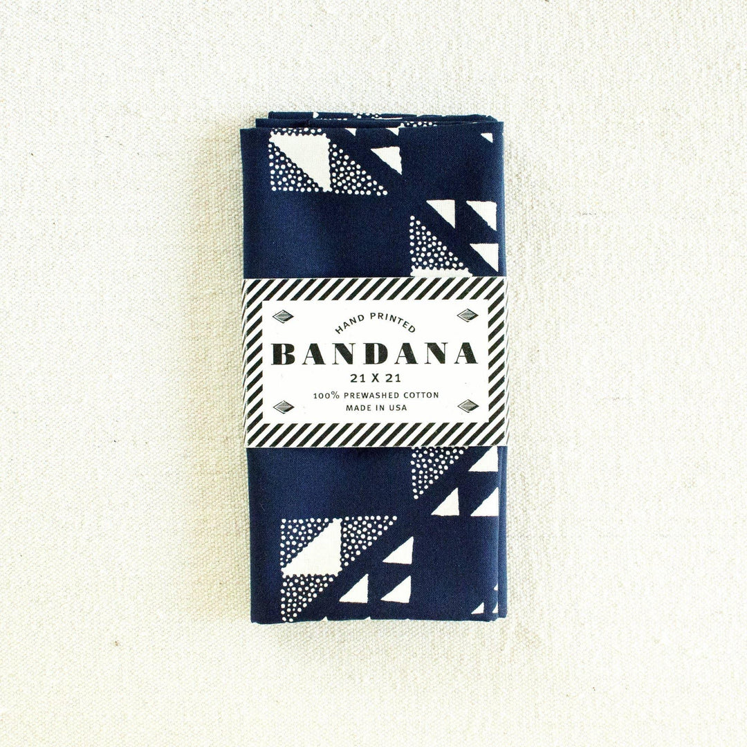 Quilt Bandana l Navy