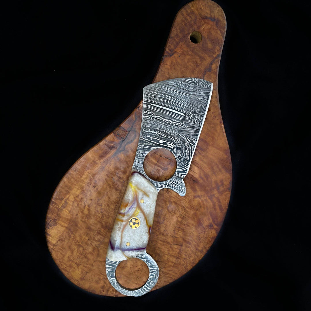 Mini Cleaver with resin handle