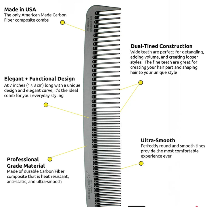 No. 6 Carbon Fiber Comb