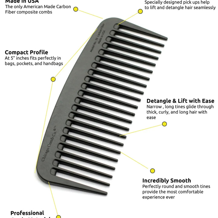 No. 10 Carbon Fiber Comb