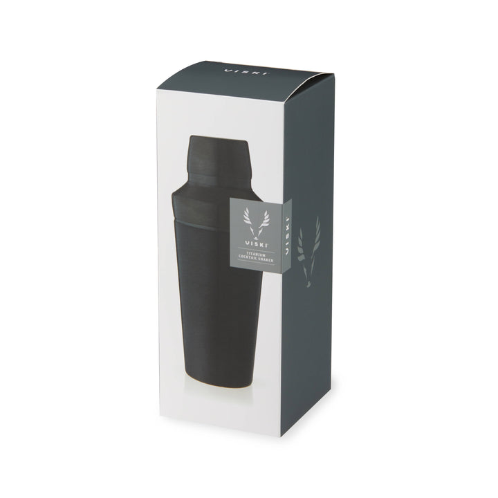 Viski Professional Black Titanium Cocktail Shaker