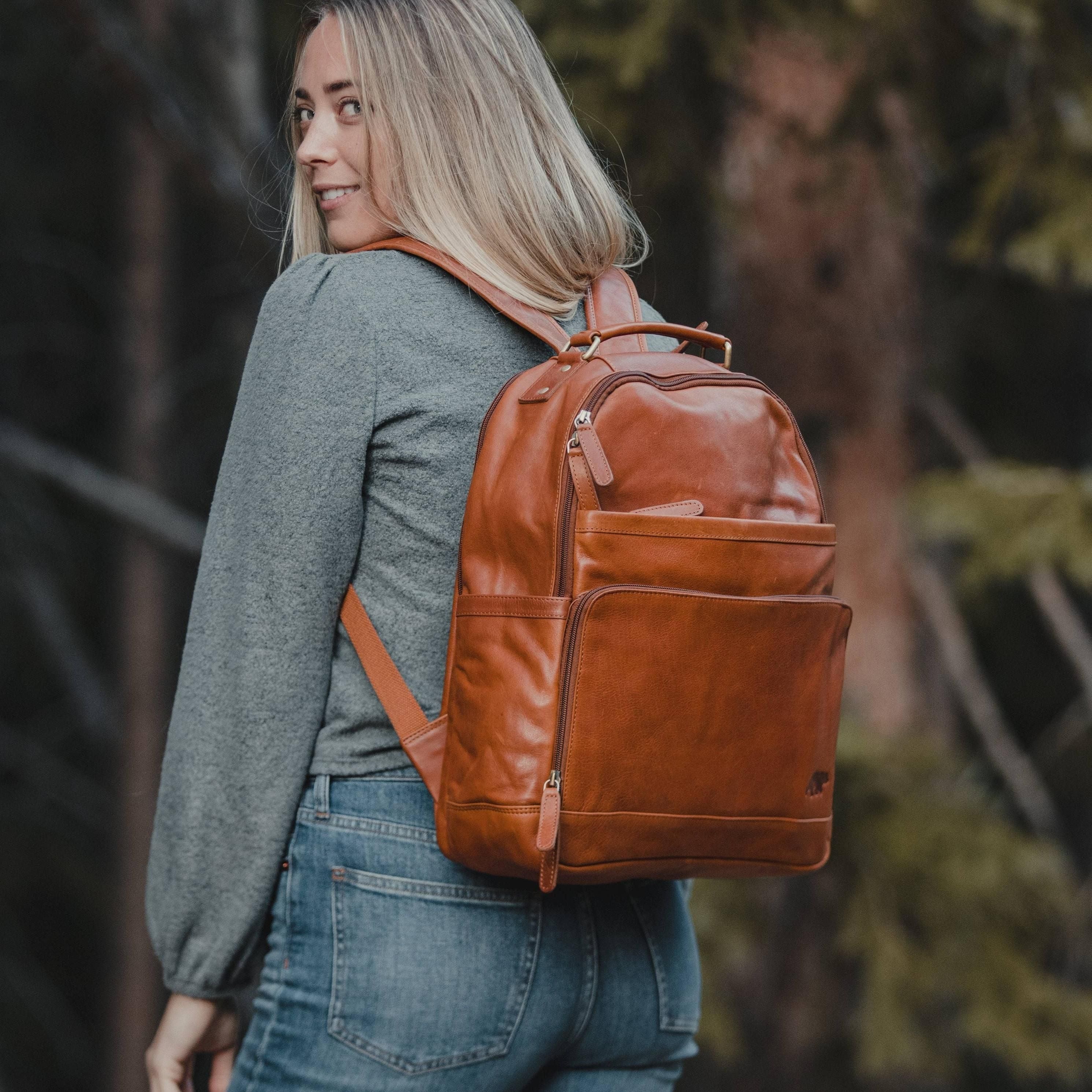 Katmai Leather Backpack – Fulton Found