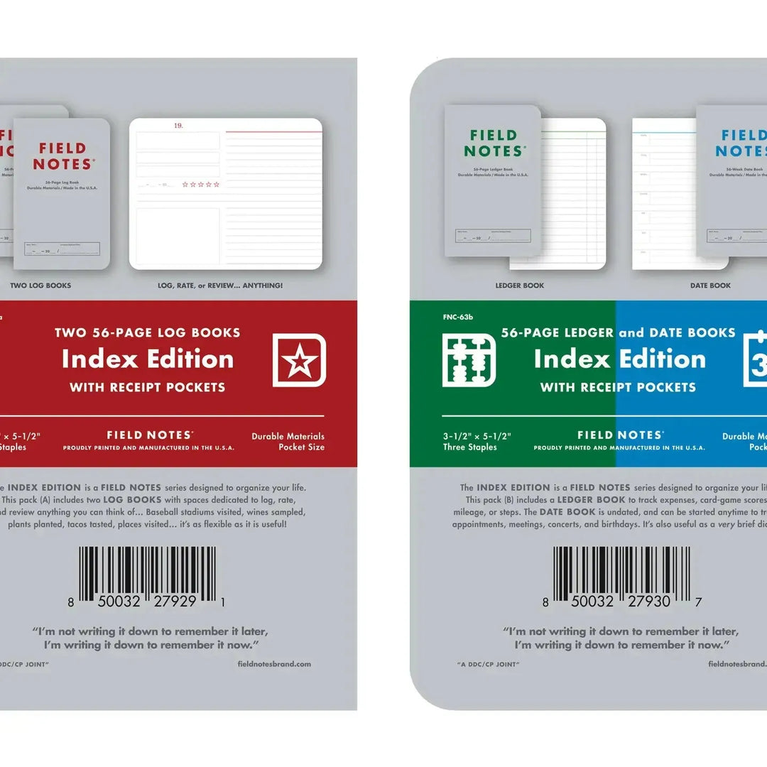 Index Field Notes