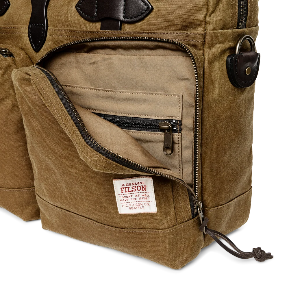 24 Hour Tin Briefcase | Dark Tan