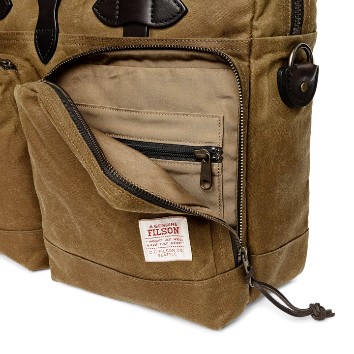 24 Hour Tin Briefcase | Dark Tan