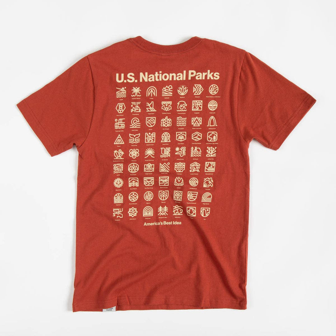 U.S. National Parks Unisex Pocket T-shirt
