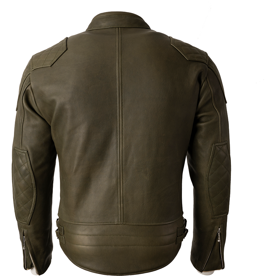 The '76 Cafe Racer Jacket - Olive Green