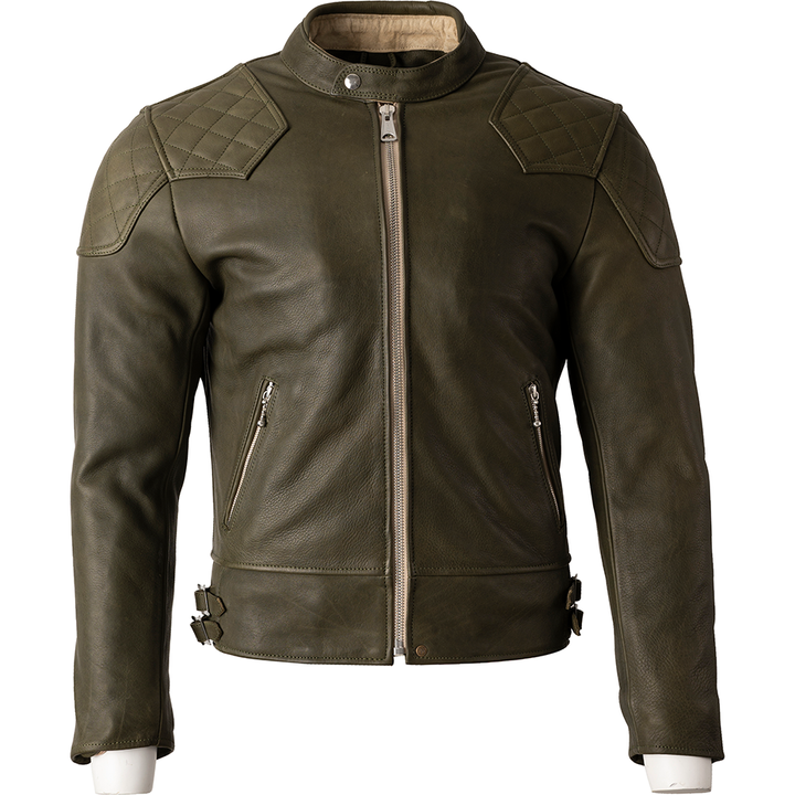 The '76 Cafe Racer Jacket - Olive Green