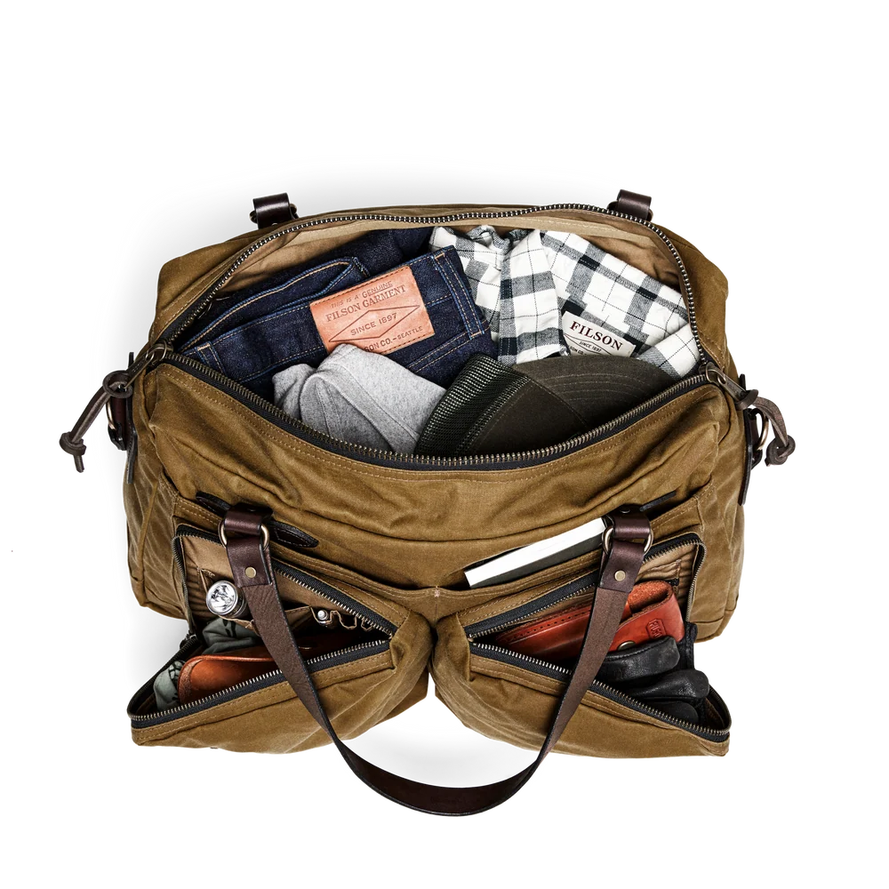 48 Hour Tin Cloth Duffle Bag | Dark Tan