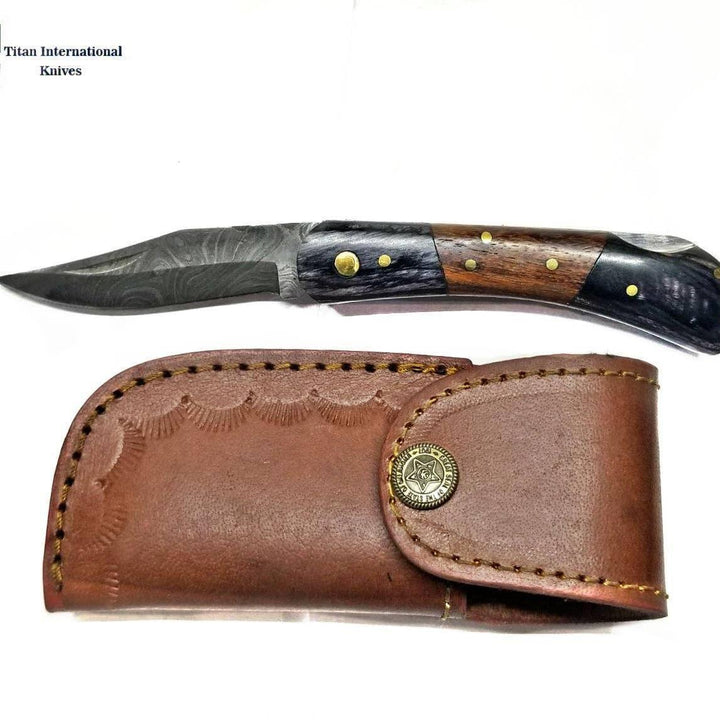 Damascus Steel EDC Pocket knife