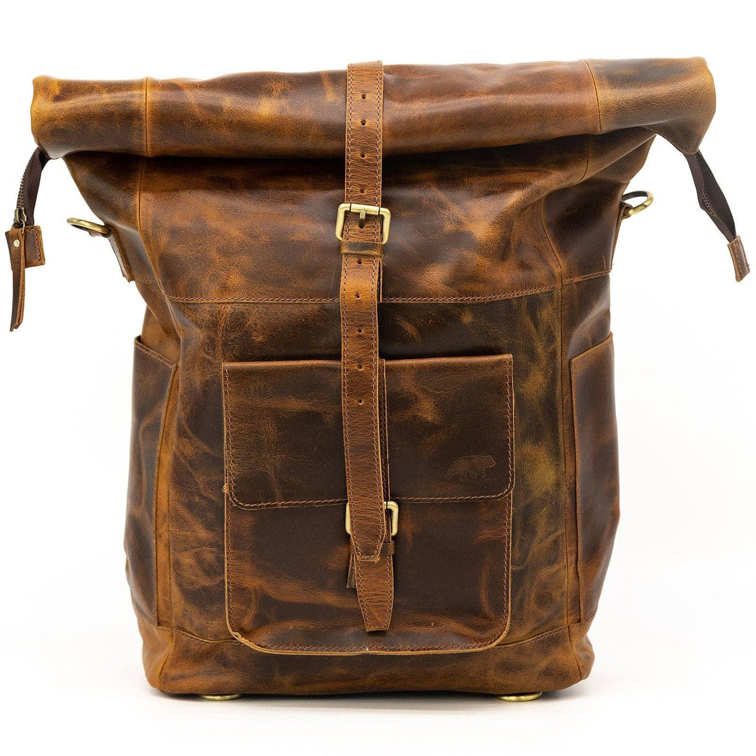 Kobuk Leather Backpack | Antique Brown