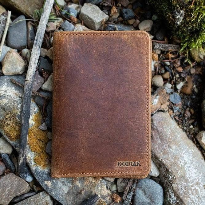 Buffalo Leather Passport Cover