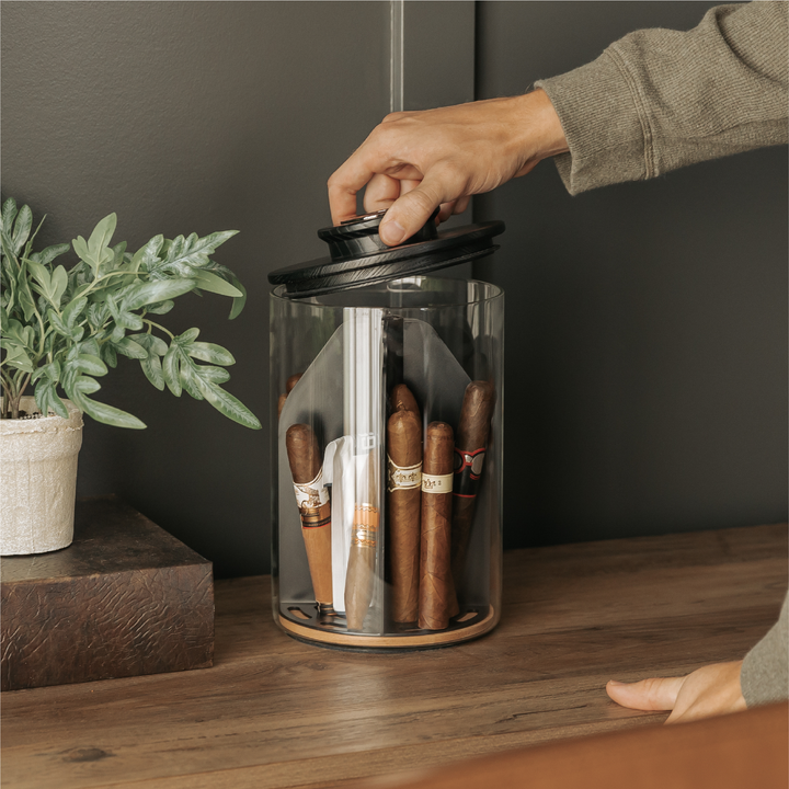 Cylinder Ashwood Humidor