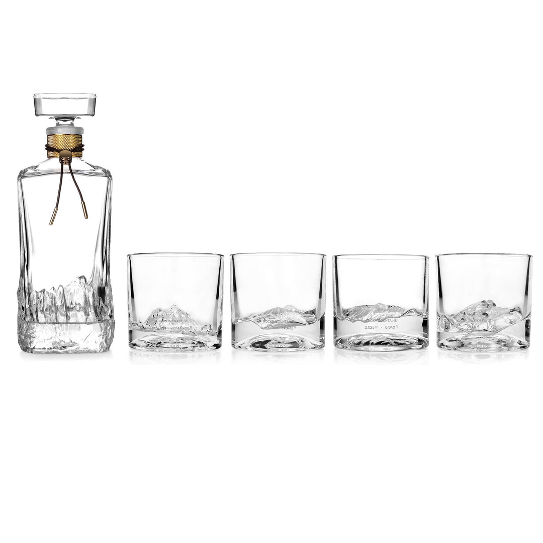 The American Peaks Decanter Set