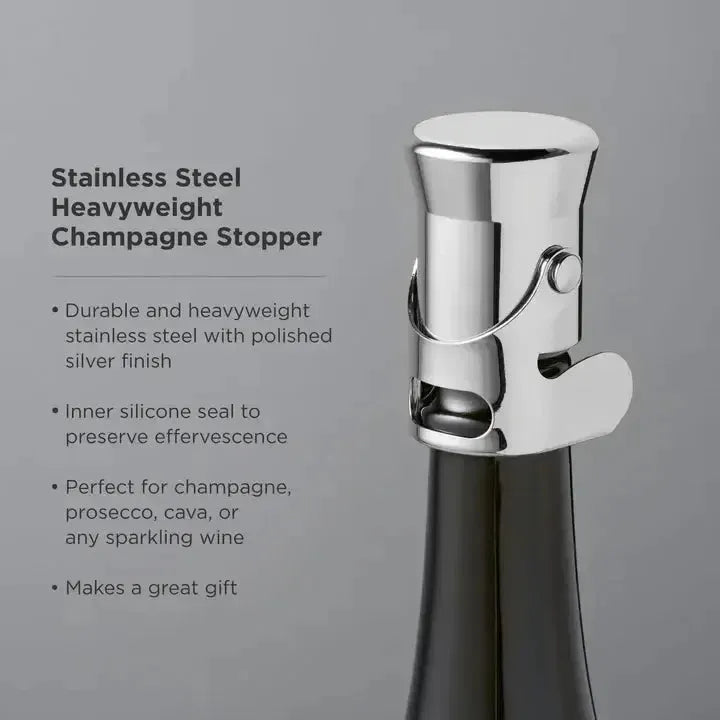 Harrison Stainless Steel Heavyweight Champagne Stopper