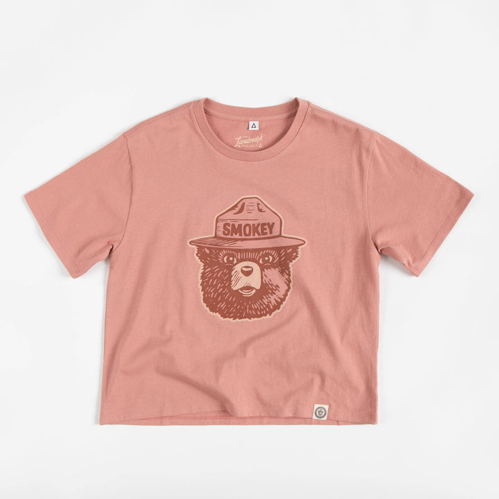 Smokey Logo Women's Short Sleeve Boxy Tee