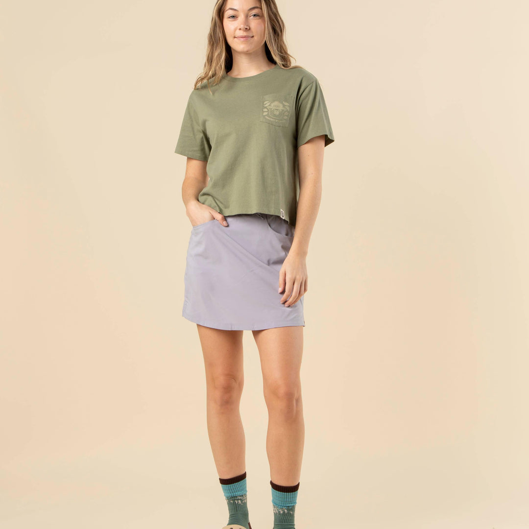 Green & Growing Boxy Pocket Tee