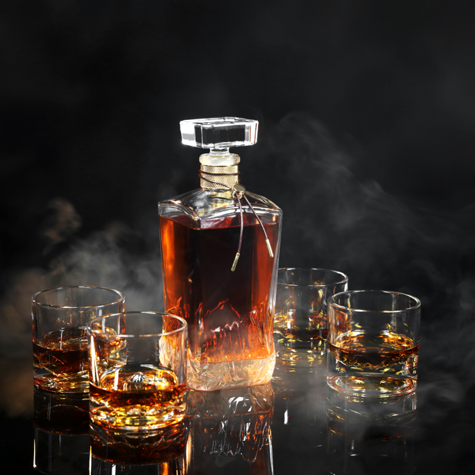 The American Peaks Decanter Set