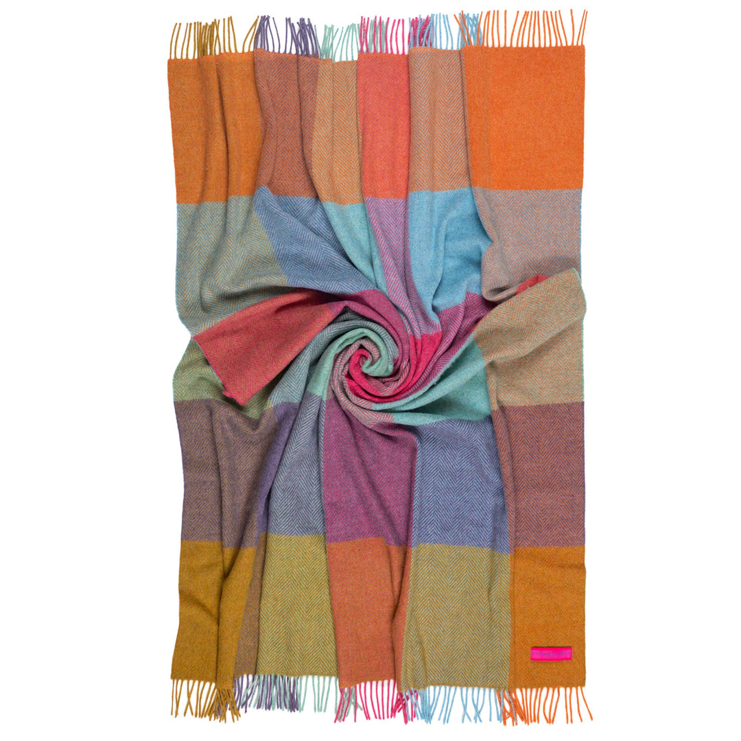 Merino Wool Geo Throw | Kaleidoscope