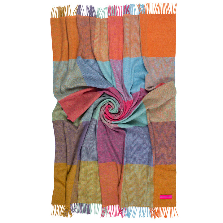 Merino Wool Geo Throw | Kaleidoscope