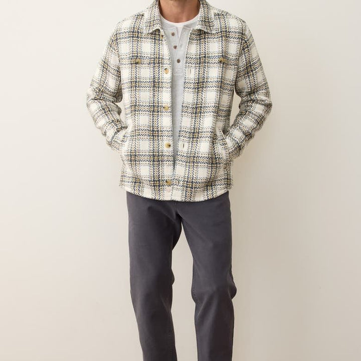 Max Twill Overshirt | Blue Plaid