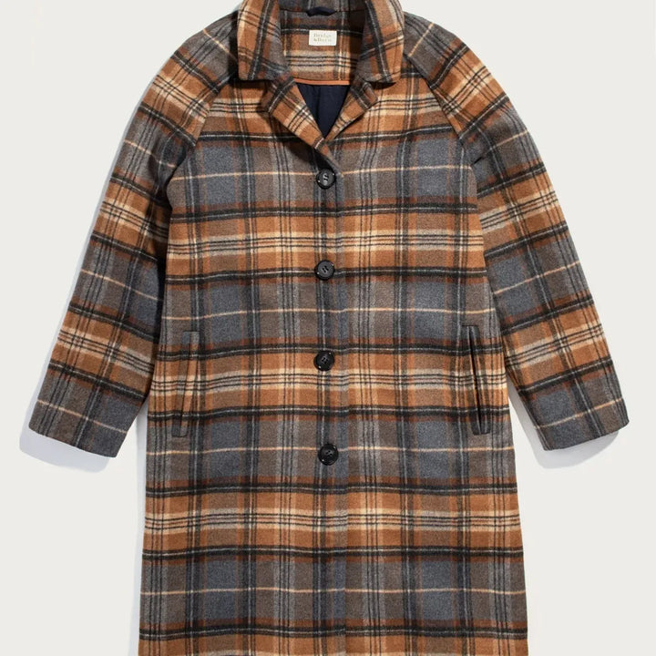 Alberta Car Coat | Dorset Brushed Plaid