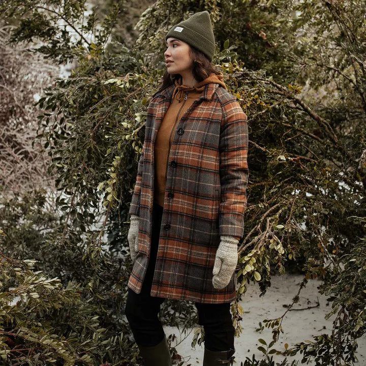 Alberta Car Coat | Dorset Brushed Plaid