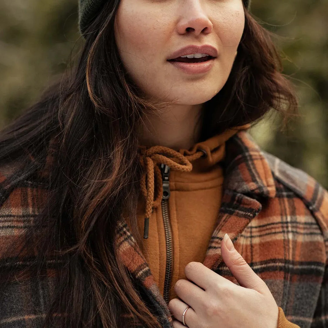 Alberta Car Coat | Dorset Brushed Plaid