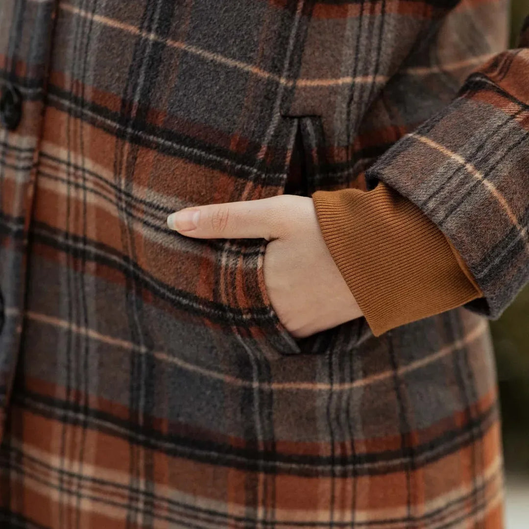 Alberta Car Coat | Dorset Brushed Plaid