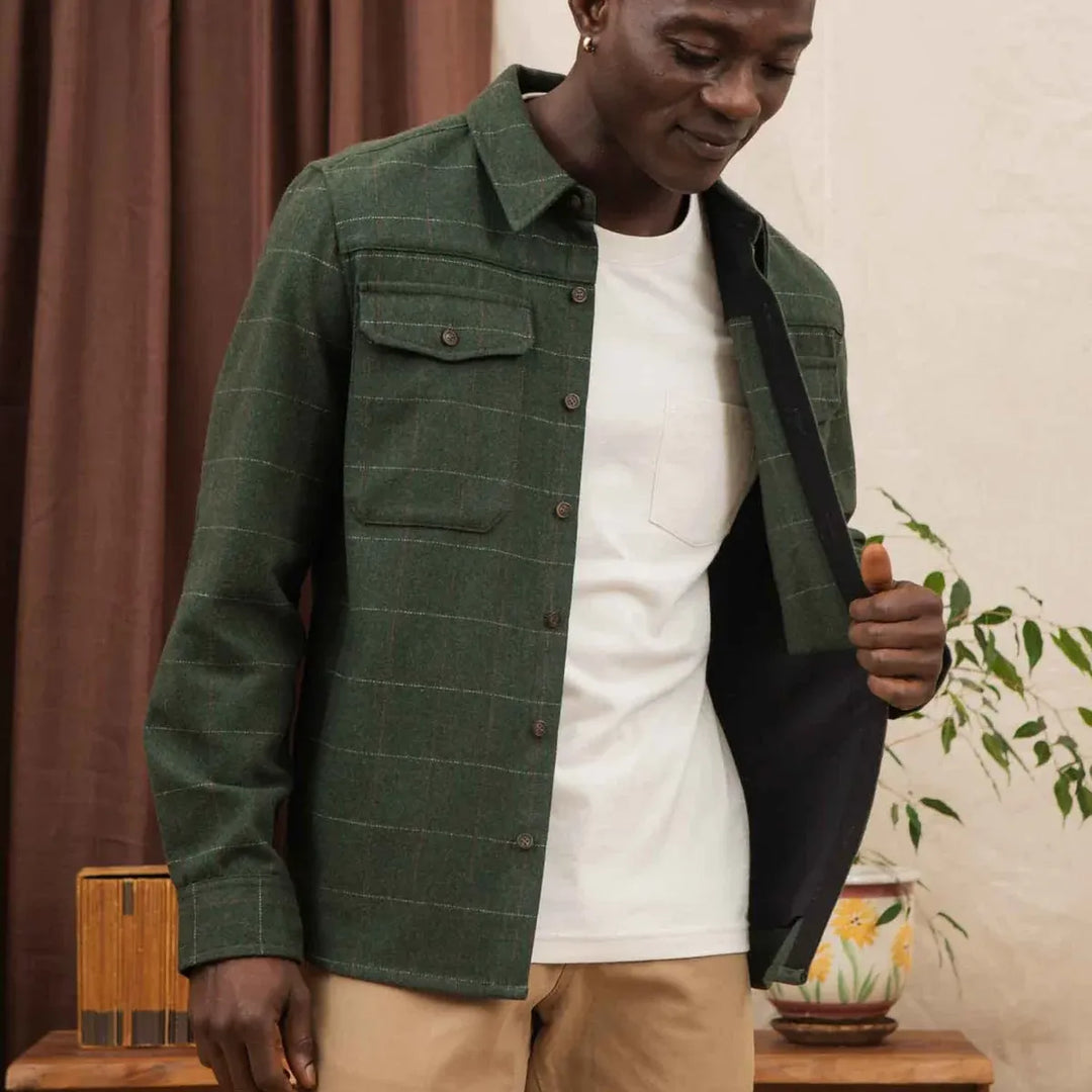 Fielding Shirt Jacket | Cypress Windowpane