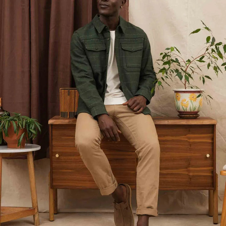 Fielding Shirt Jacket | Cypress Windowpane