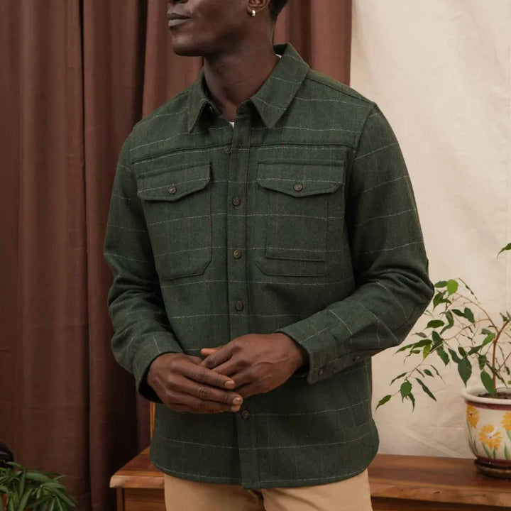 Fielding Shirt Jacket | Cypress Windowpane