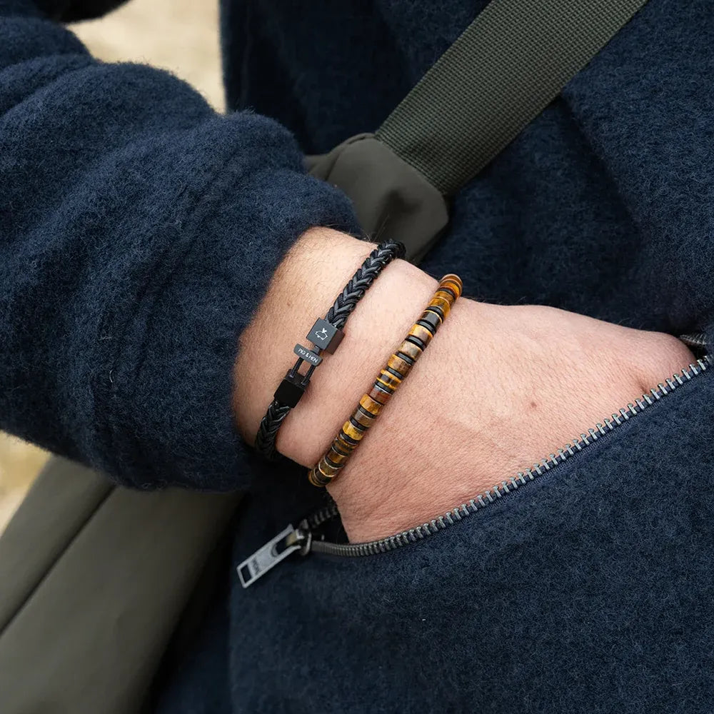 Catena Foxtail Bracelet | Black