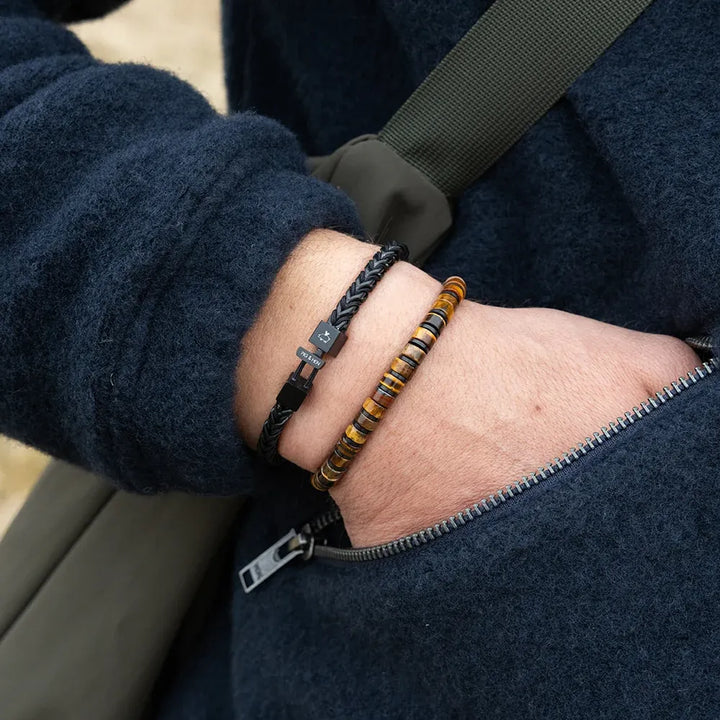 Catena Foxtail Bracelet | Black