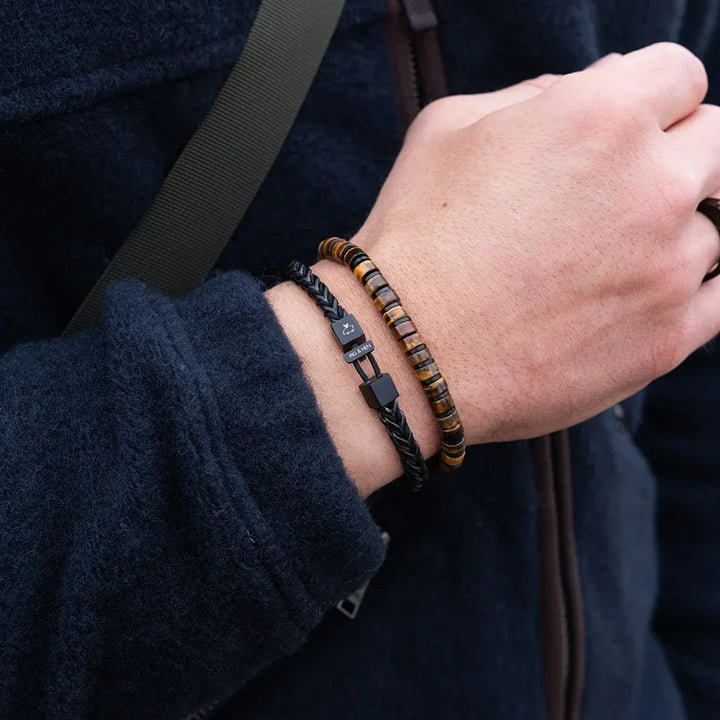 Catena Foxtail Bracelet | Black