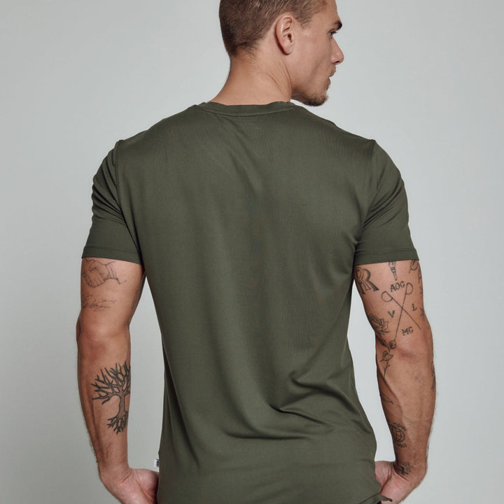 Core V-Neck Tee | Olive