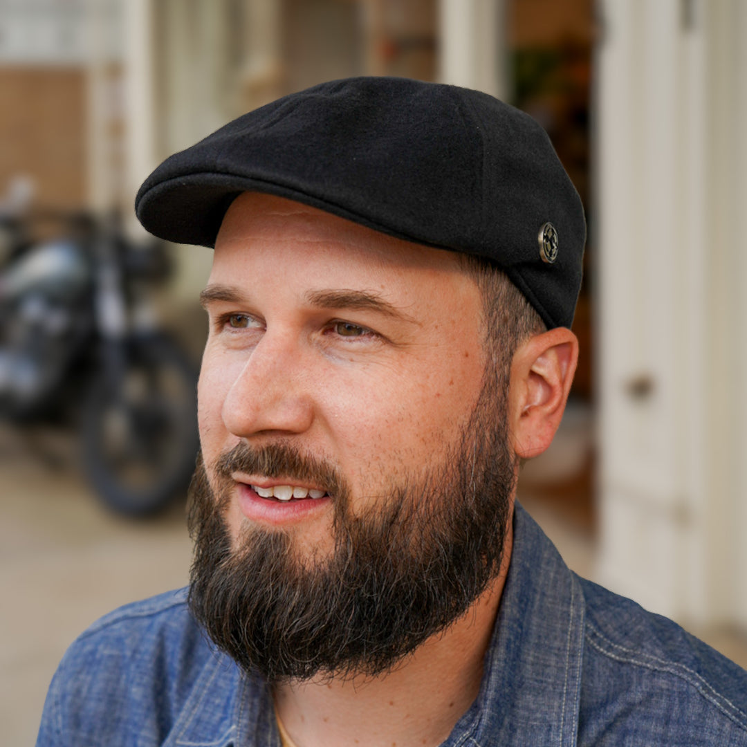 Model C Wool Flat Cap