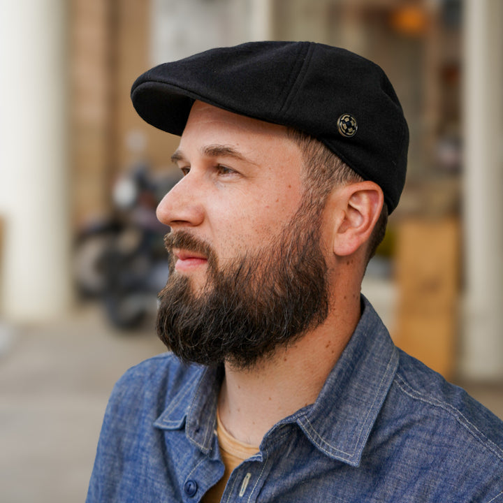 Model C Wool Flat Cap