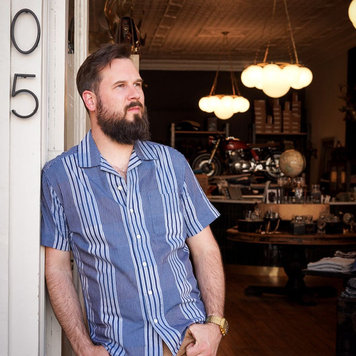 The Hawthorne Shirt | Indigo Patchwork