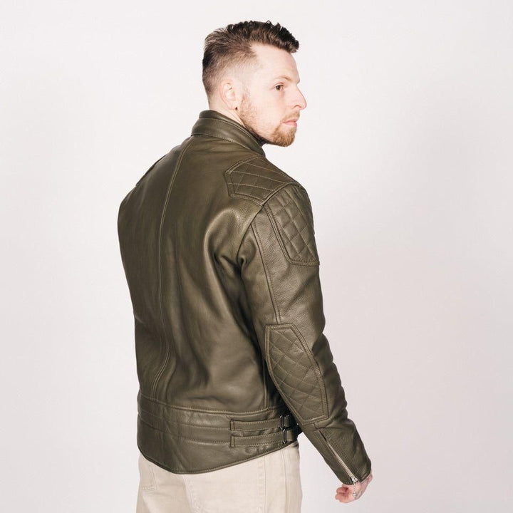 The '76 Cafe Racer Jacket - Olive Green