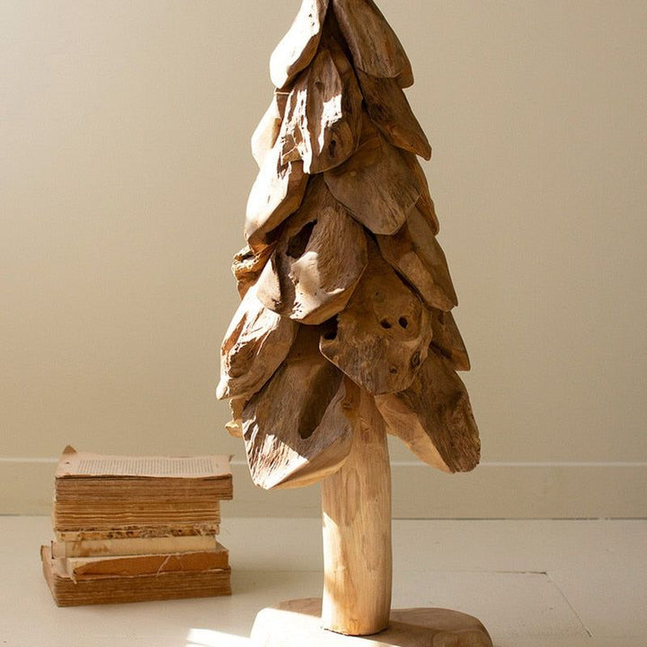 Rustic Teak Christmas Tree