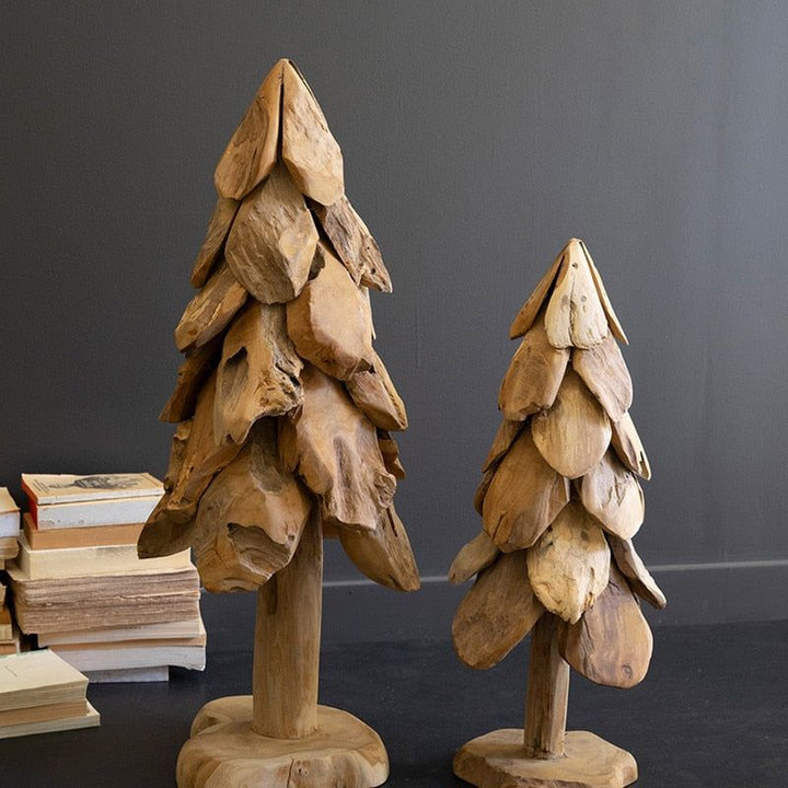 Rustic Teak Christmas Tree