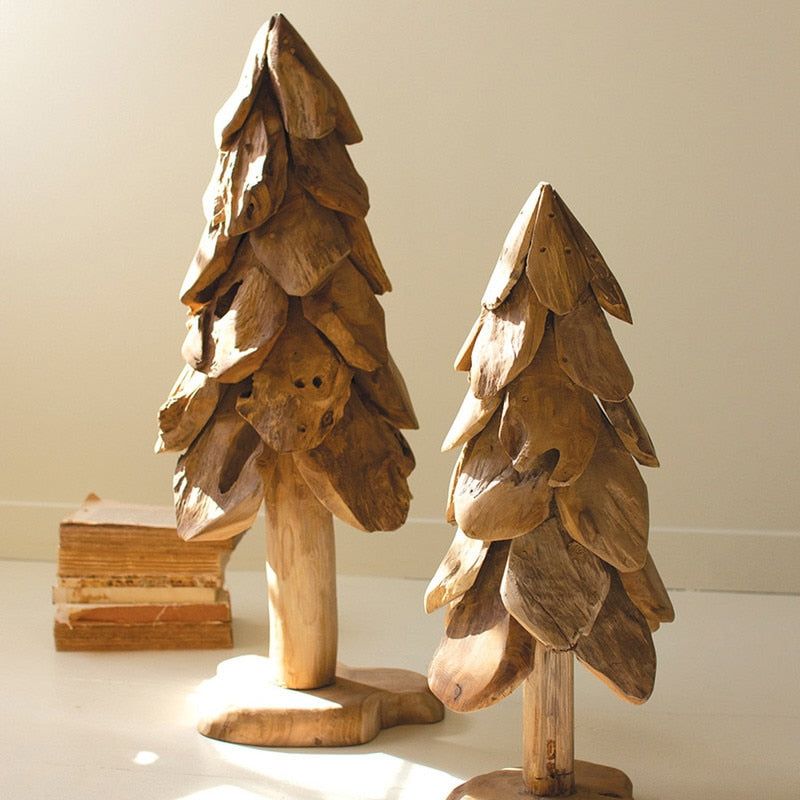 Rustic Teak Christmas Tree