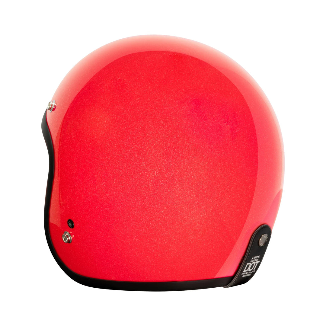 Retro T-50 DelMar Helmet | Metallic Red